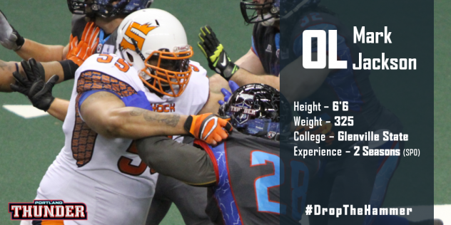 Portland Thunder Signee OL Mark Jackson