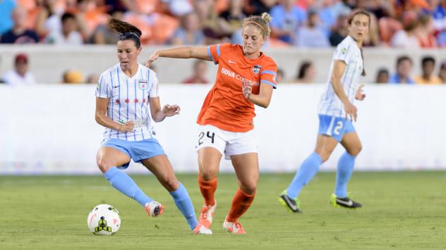 Chicago Red Stars Midfielder Vanessa DiBernardo vs. the Houston Dash