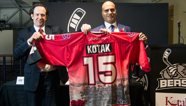 Brampton Beast Kotak Law Military Appreciation Day Jersey