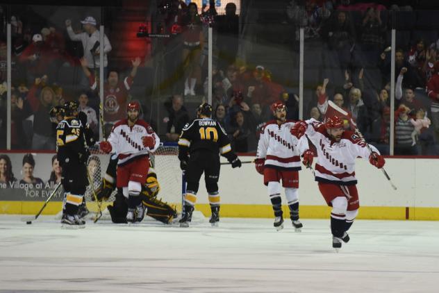 Allen Americans Celebrate vs. the Colorado Eagles