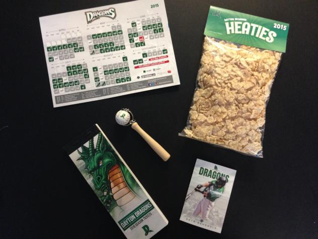 Dayton Dragons Season Ticket Delivery Package