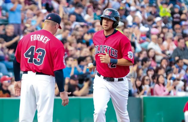 Winnipeg Goldeyes First Baseman Casey Haerther