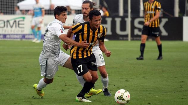Ricky Garbanzo of the Charleston Battery