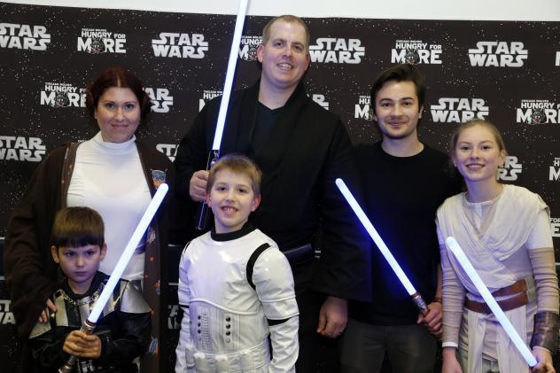 Chicago Wolves Star Wars Day Family