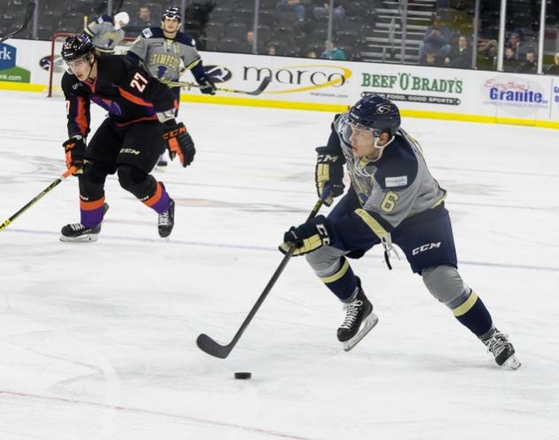 Sioux Falls Stampede Forward Parker Tuomie vs. the Youngstown Phantoms