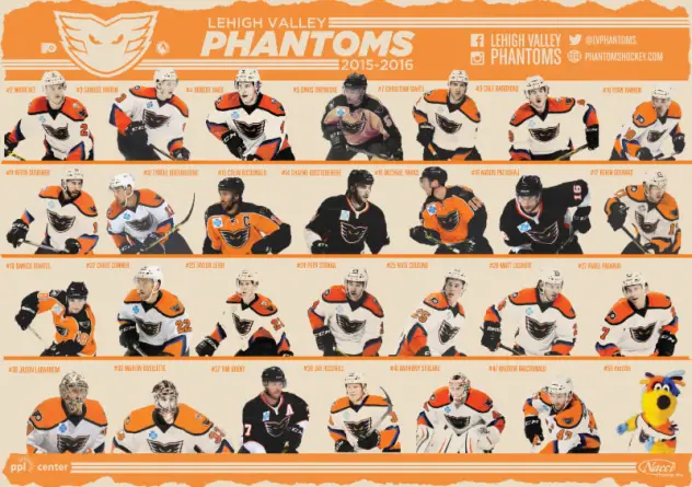 Lehigh Valley Phantoms Team Poster