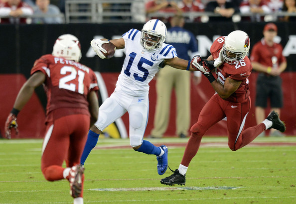 Orlando Predators Signee LaVon Brazill with the Indianapolis Colts vs. the Arizona Cardinals