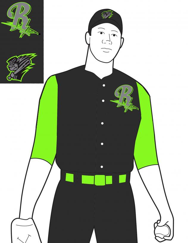 Scranton/Wilkes-Barre RailRiders Glow-In-The-Park Uniform