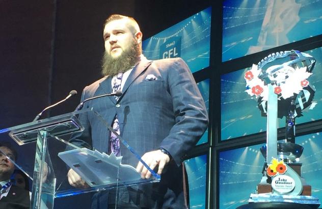 Montreal Alouettes Offensive Lineman Jeff Perrett