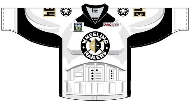 Wheeling Nailers Star Wars Jersey