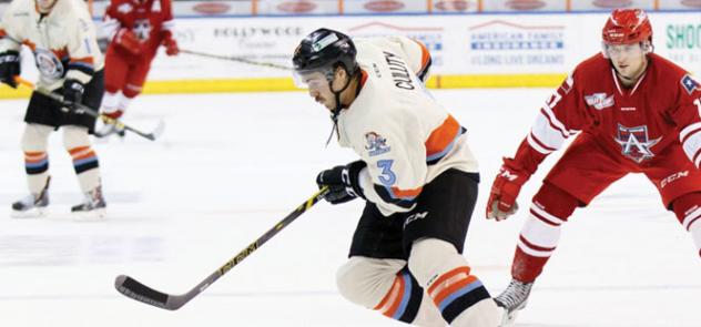 Missouri Mavericks Defenseman Patrick Cullity vs. the Allen Americans
