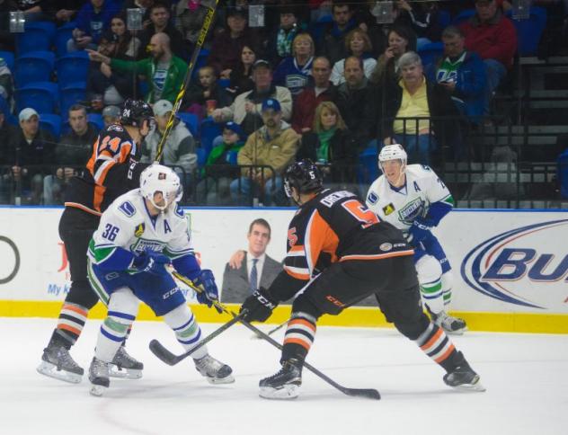Lehigh Valley Phantoms Face off with the Utica Comets