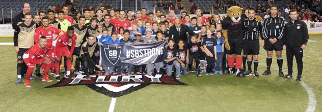 Ontario Fury and Lexington Legends Honor San Bernardino Victims