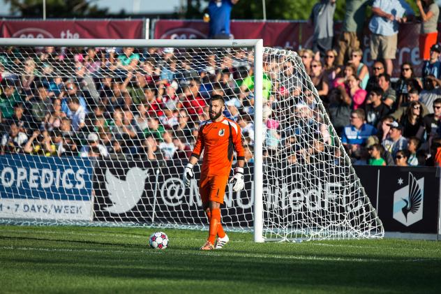 Minnesota United Goalkeeper Mitch Hildebrandt
