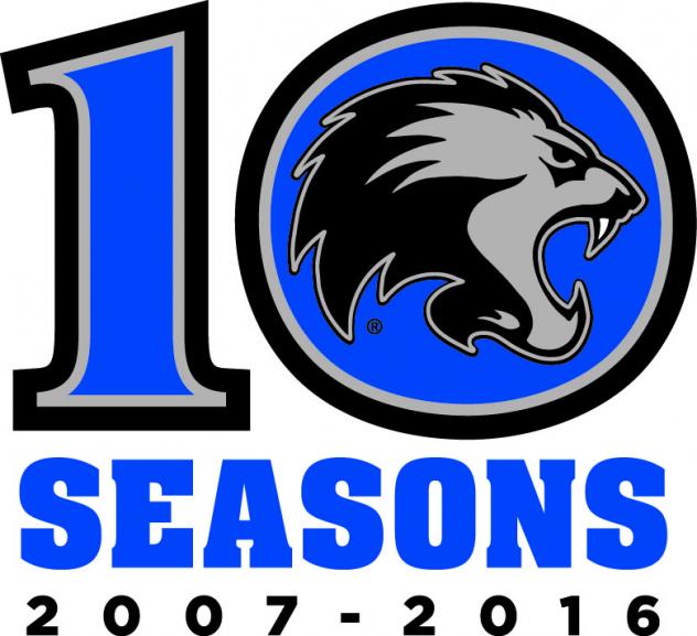 Columbus Lions 10th Anniversary Logo