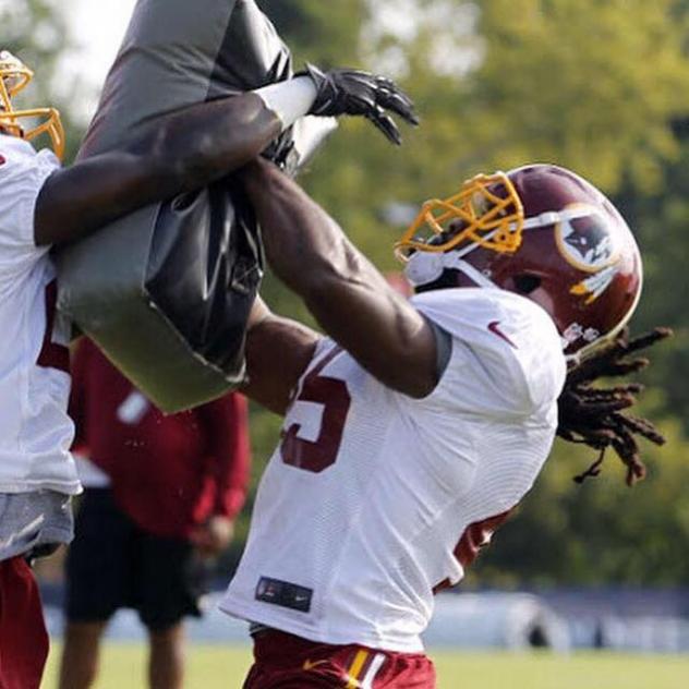 Cedar Rapids Titans Signee Stephen Campbell with the Washington Redskins