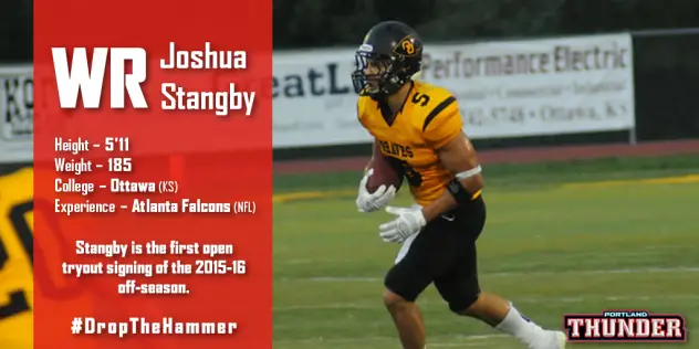 Portland Thunder Signee WR Joshua Stangby