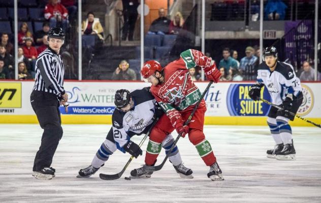 Allen Americans Face off with the Idaho Steelheads
