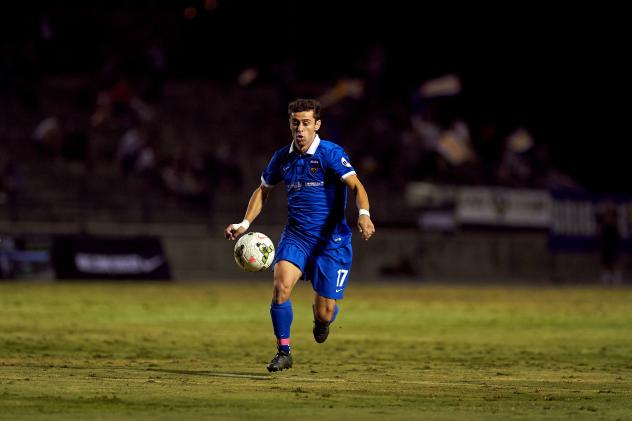 Orange County Blues FC Midfielder Nikola Ilich
