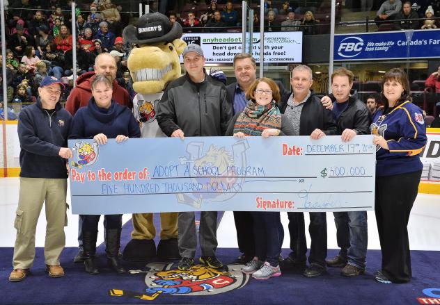 Barrie Colts Donate $500,000 to Adopt a School Program