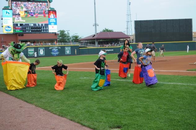 Fun at the Dayton Dragons Game