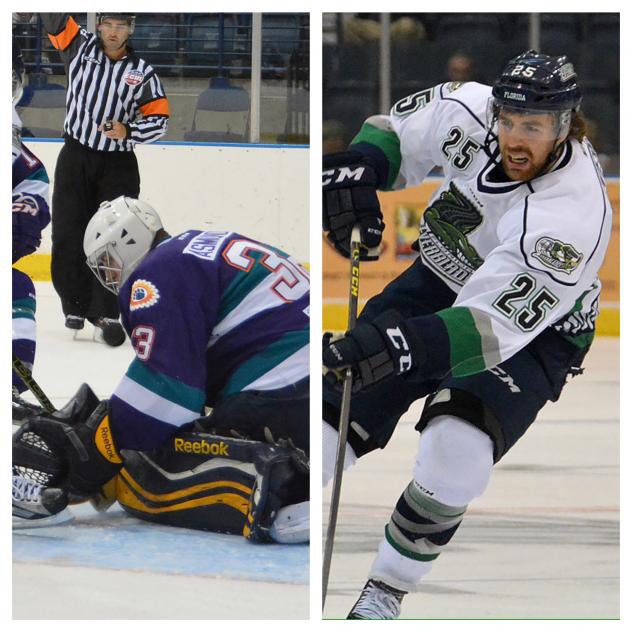 Goaltender Keegan Asmundson and Forward Ethan Werek