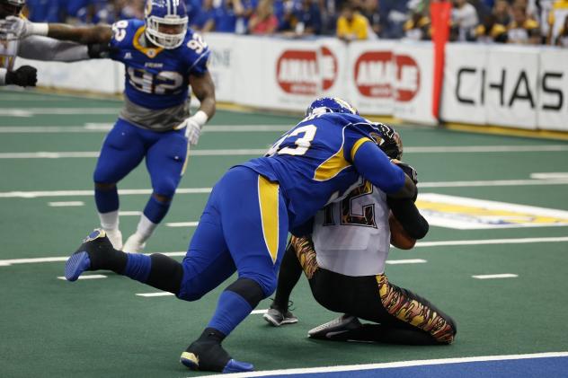 DL Richard Clebert with the Tampa Bay Storm