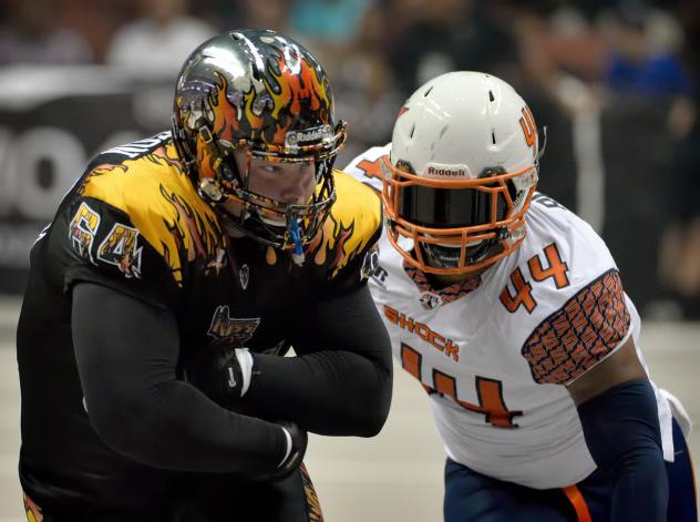 OL Chad Anderson with the LA KISS