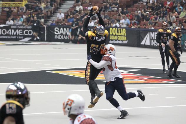 OL Chad Anderson Catches a Pass with the LA KISS