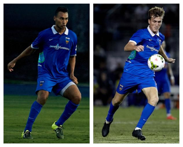 Tyler Feeley and Ryan Felix of Orange County Blues FC