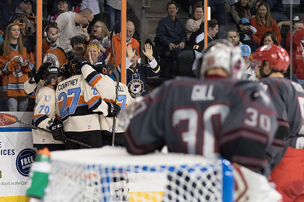 Missouri Mavericks Celebrate vs. the Allen Americans