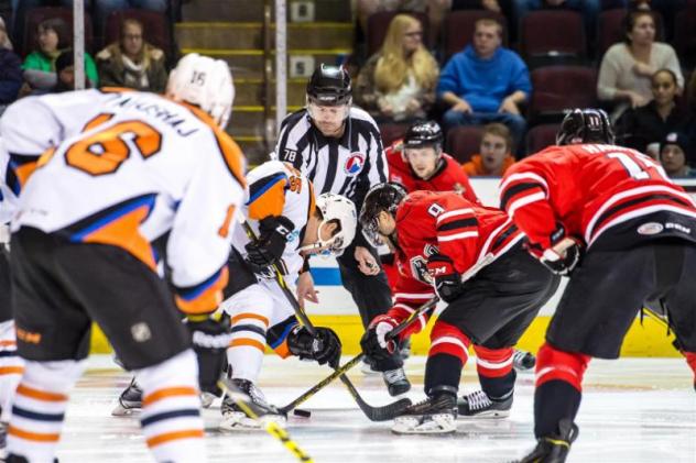Lehigh Valley Phantoms Face off with the Portland Pirates