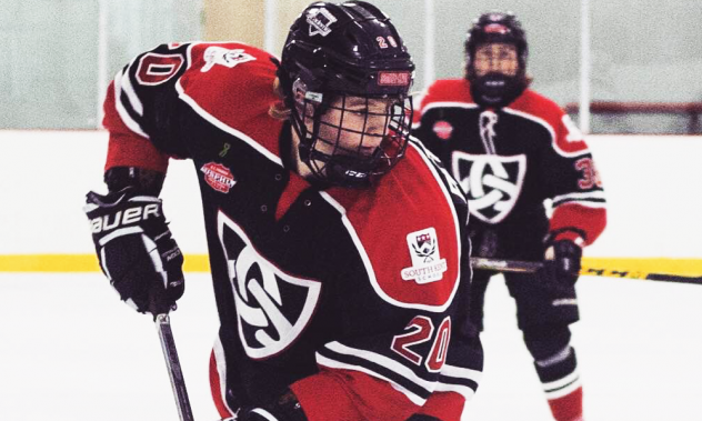 Omaha Lancers Tender, Forward Emilio Pettersen with Selects Hockey Academy 16Us