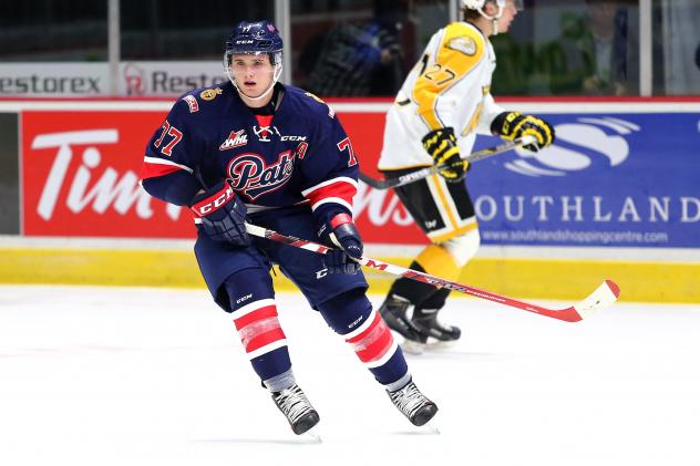 Regina Pats Forward Adam Brooks