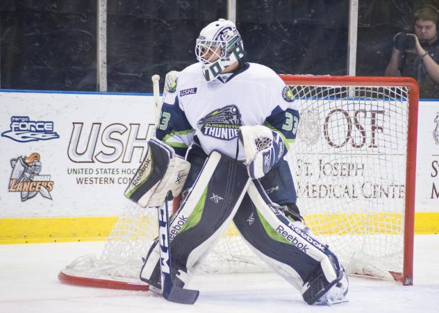 Bloomington Thunder Goaltender Logan Halladay