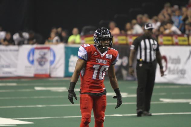 DB Varmah Sonie Surveys the Opposition while with the Portland Thunder