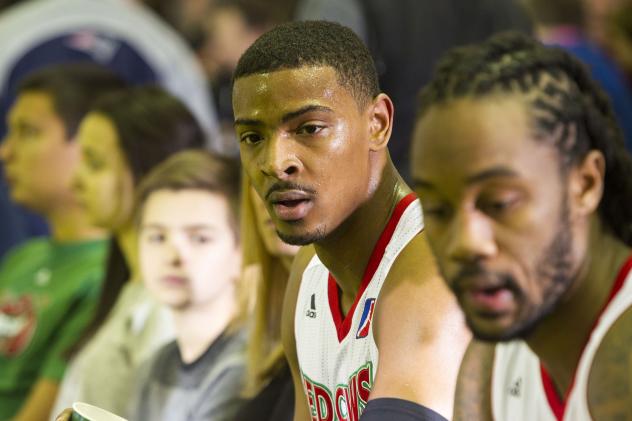 Jordan Mickey of the Maine Red Claws