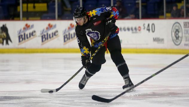 Reading Royals Forward Brandon Alderson Prepares to Shoot