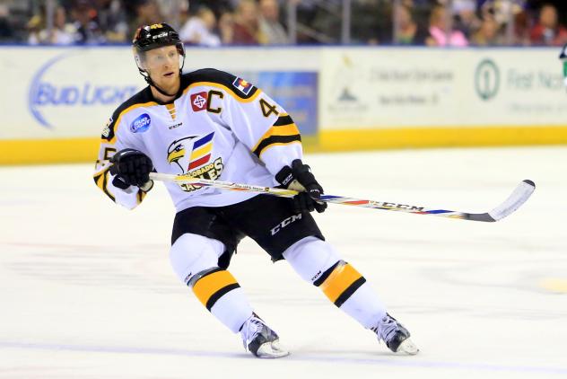 Colorado Eagles Forward Trent Daavettila in Action