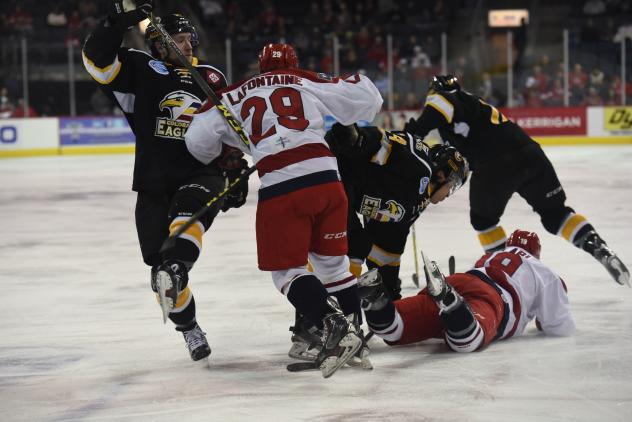 Allen Americans Pile up with the Colorado Eagles