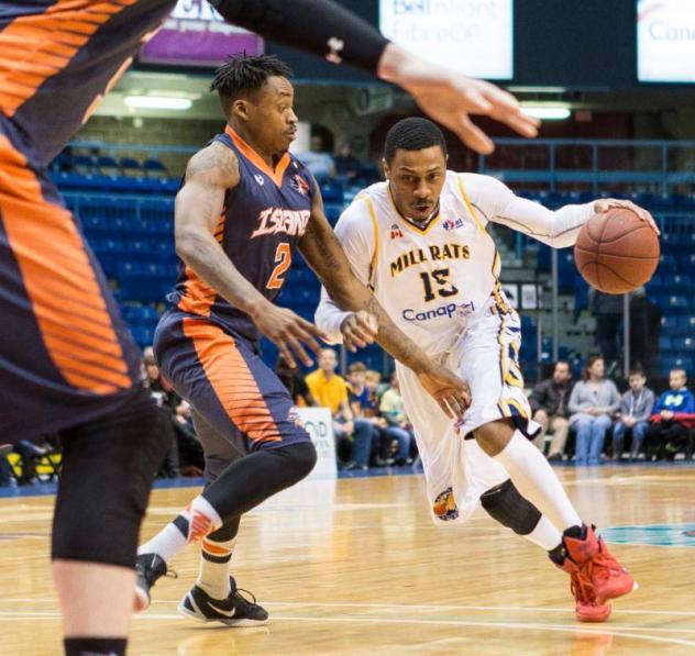 Saint John Mill Rats Drive to the Hoop vs. the Island Storm