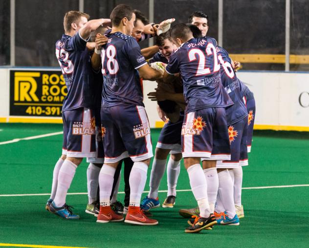 Baltimore Blast Celebrate Pat Healey Goal