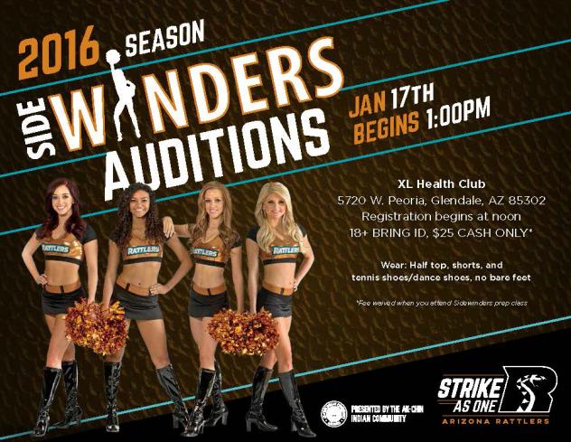 2016 Arizona Sidewinders Auditions