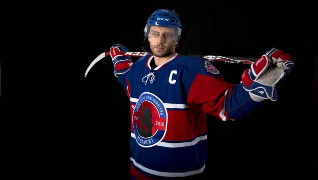 St. John's IceCaps Royal Newfoundland Regiment Tribute Jersey