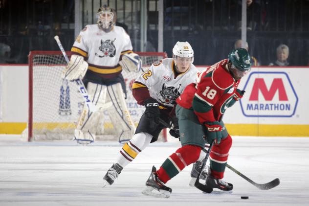 Chicago Wolves C Ivan Barbashev vs. the Iowa Wild