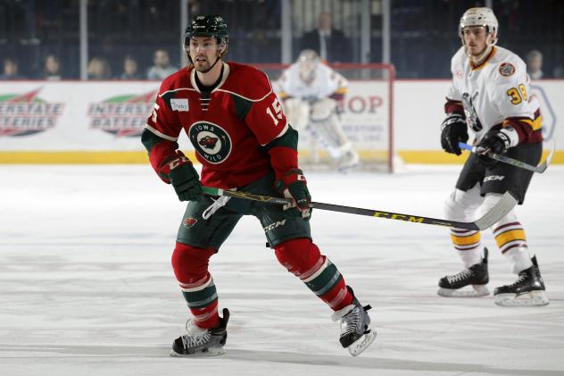 Chicago Wolves D Richard Nedomlel vs. the Iowa Wild