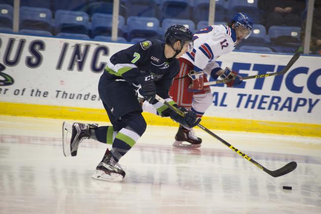 Bloomington Thunder Defenseman Wyatt Kalynuk