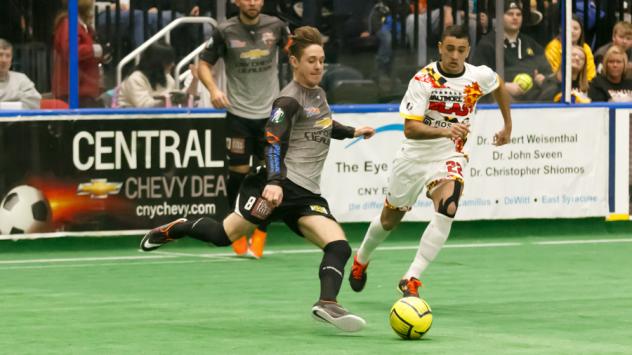 Syracuse Silver Knights against the Baltimore Blast