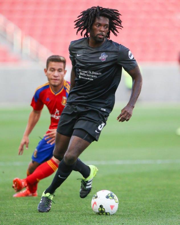 Sacramento Republic FC Defender Chris Christian as a Member of Colorado Springs Switchbacks FC