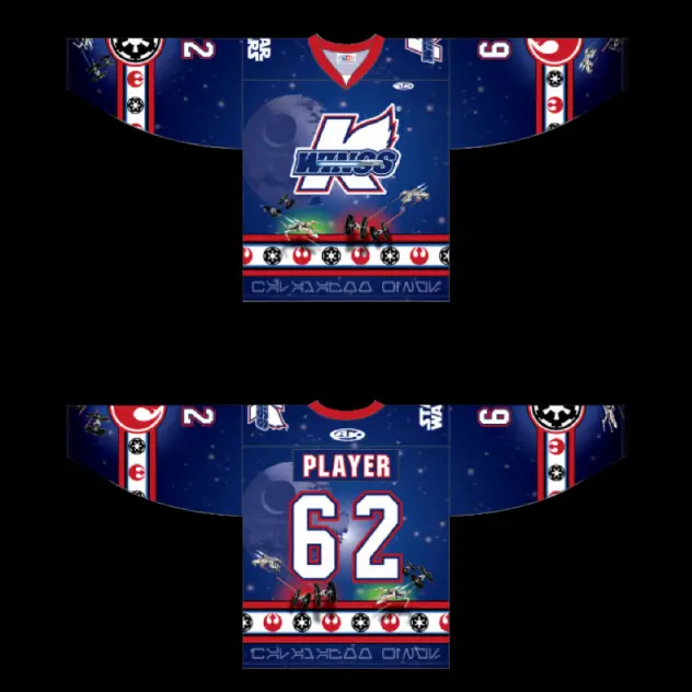 Kalamazoo Wings Star Wars Jersey